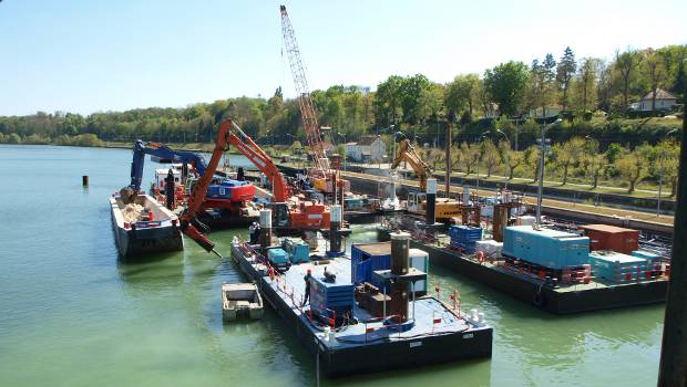 Seine et Marne : VNF reconstruit le barrage de Vives-Eaux