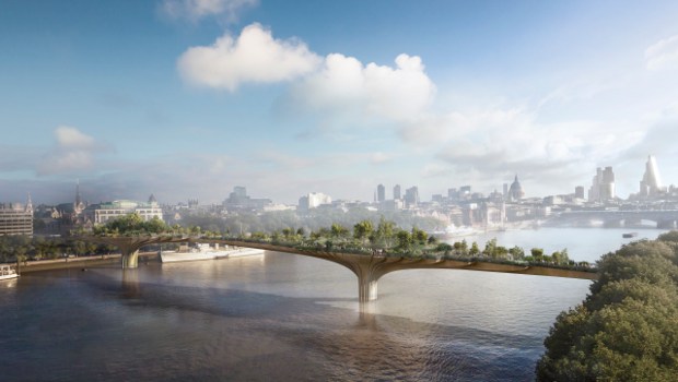 Londres : le Garden Bridge, un jardin suspendu sur la Tamise