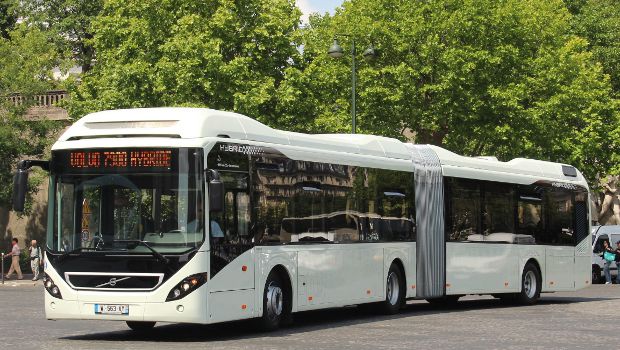 Démonstration du bus Volvo 7900 Hybrid pour la RATP