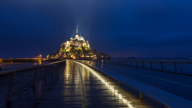 Mont-Saint-Michel : le pont-passerelle ouvert au public