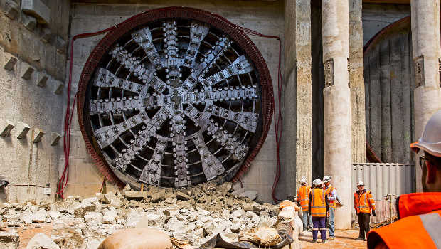 Auckland : 2e tir pour l'un des plus grands tunneliers au monde