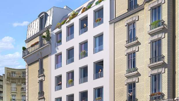 A Paris, Ogic construit une résidence de 18 appartements - Construction Cayola
