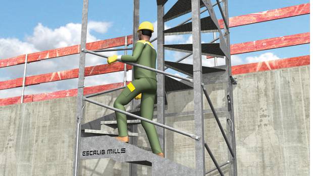 Mills lance un escalier de chantier innovant