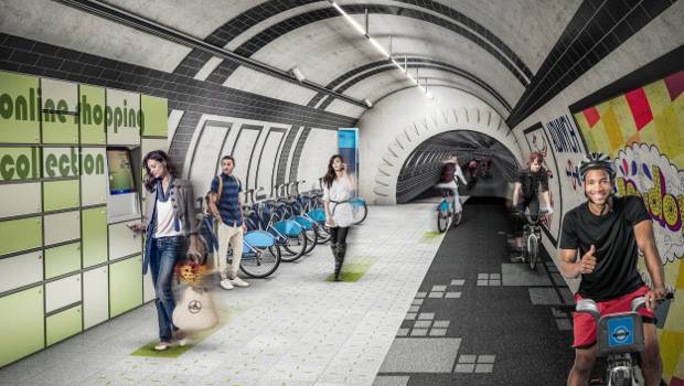 Londres : le métro fait de la place aux vélos