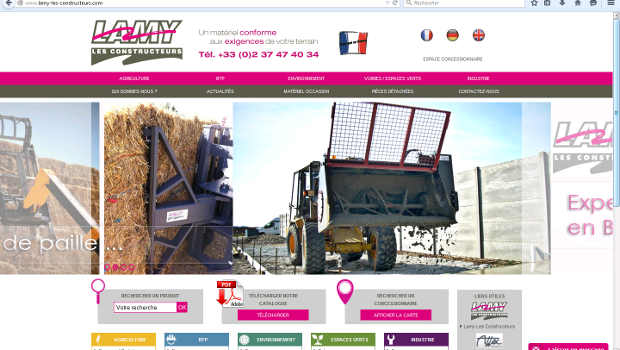 Nouveau site Web pour Lamy « Les Constructeurs »