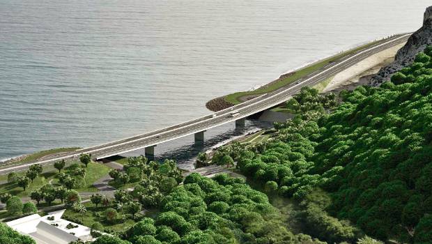 Nouvelle route du Littoral de La Réunion : le viaduc se dessine
