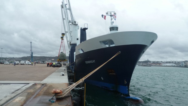 Port de Cherbourg : le nouveau quai des Flamands en service