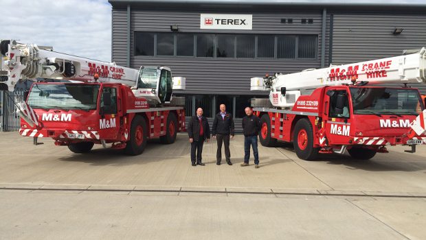 Royaume-Uni : M&M Crane Hire acquiert 2 grues Terex