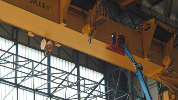 Genie : la nacelle SX-180 convainc sur un chantier naval à Rotterdam