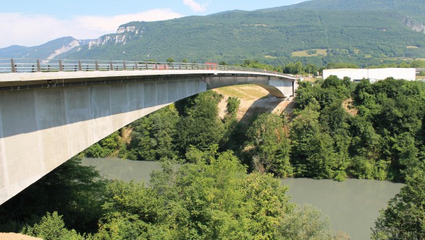Izeron : un nouveau pont sur l'Isère