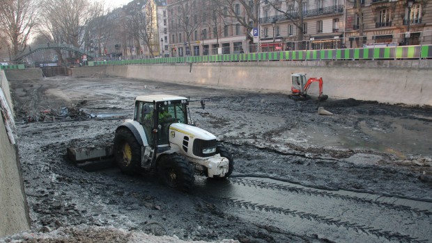 Paris : le Canal Saint-Martin refait son lit