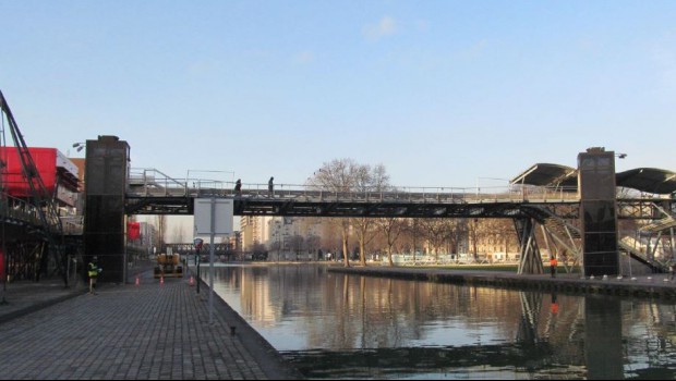Paris : renaissance de la passerelle ouest du Parc de la Villette