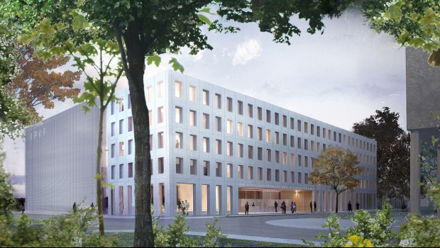Paris-Saclay : l'Institut Photovoltaïque d'Ile-de-France est en chantier