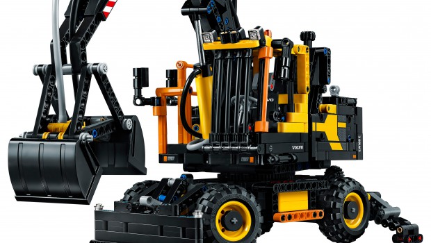 Lego Technic : une pelle sur pneus Volvo en 1166 pièces