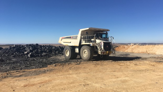 Terex Trucks au charbon en Afrique du Sud