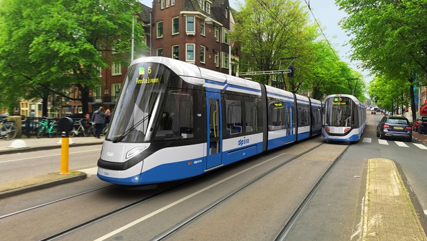 Le nouveau tramway d'Amsterdam se dévoile