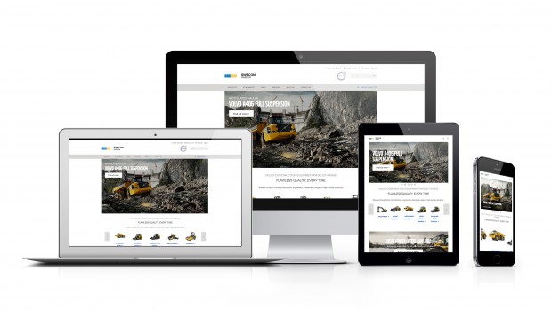 Volvo CE : un nouveau site web mondial