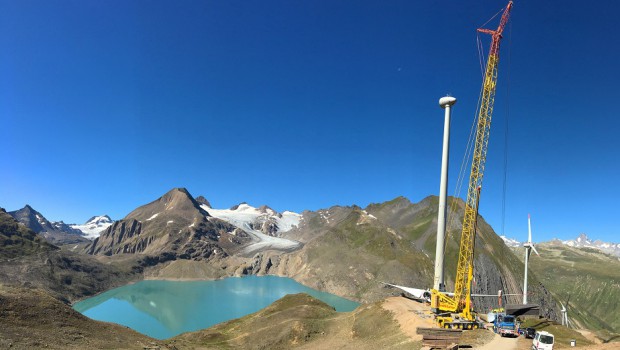 Dans les Alpes suisses, Terex a le vent en poupe