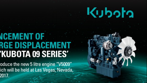 Kubota lance un moteur 5 litres Stage V à Conexpo