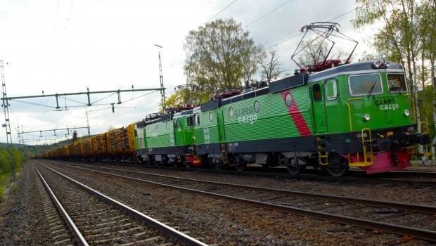 Green Cargo transporte le bois d'Ahlstrom-Munksjö