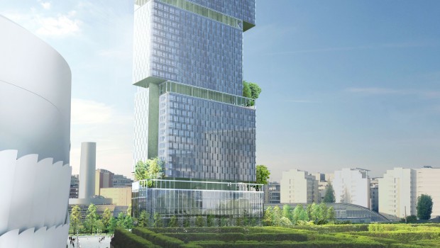 La Défense : la tour des Jardins de l'Arche se concrétise