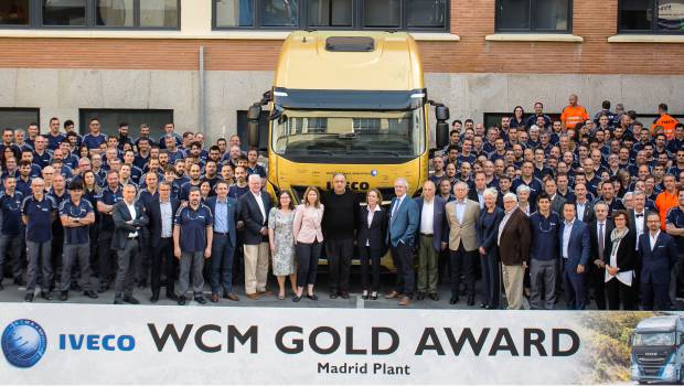 L’usine Iveco de Madrid atteint le niveau or du WCM
