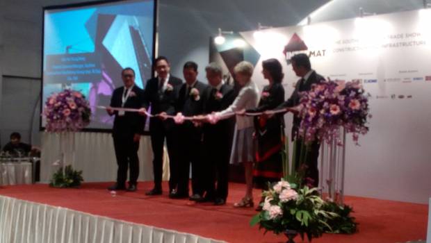 Le salon Intermat Asia a ouvert ses portes à Bangkok