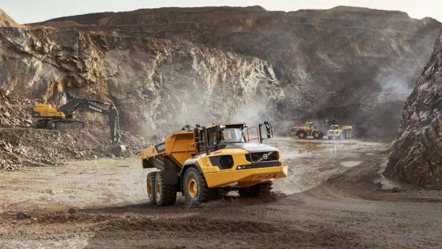 Volvo produces its 75,000th articulated hauler