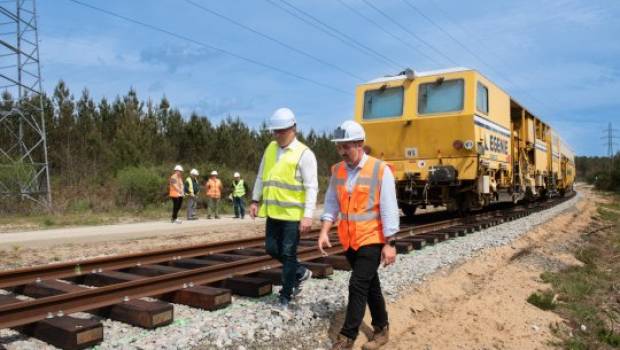 Fret ferroviaire : point sur les travaux de régénération de la ligne Laluque - Tartas