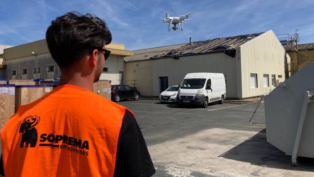 Soprema Entreprises propose un nouveau service intégré d’inspection et de modélisation de bâtiments par drone