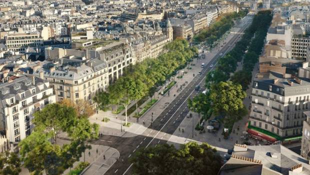 Paris : l'avenue de la Grande Armée se transforme