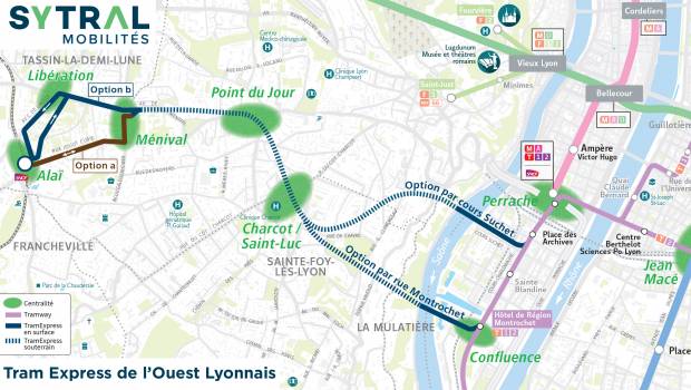 Le projet  Tramway Express de l’Ouest Lyonnais  avance