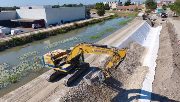 Les travaux de renforcement des digues d'Arles ont pris fin