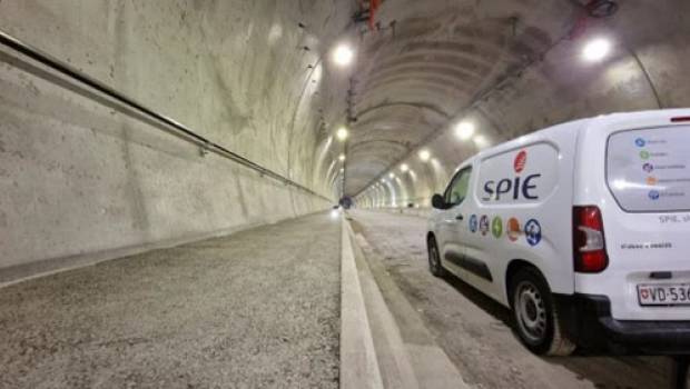 Spie éclaire le futur Tunnel des Nations à Genève