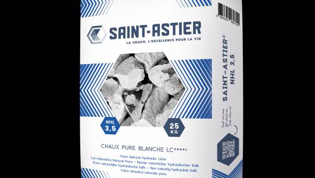 Saint-Astier obtient le Label Origine France Garantie pour ses Chaux Hydrauliques Naturelles