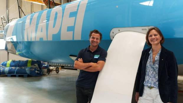 Ambrogio Beccaria en route pour The Ocean Race Europe à bord de  Allagrande Mapei