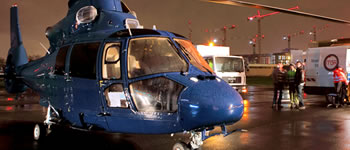 Chemisage sous héliport