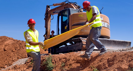 Plaques plastiques pour protection gaz
