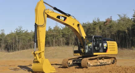 Première pelle Caterpillar Tier 4