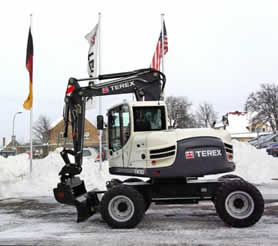 Nouvelle pelle sur pneus Terex à Bauma