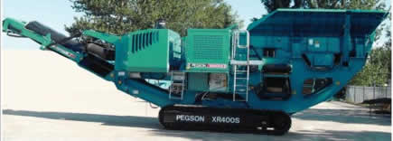 Le XR400S Powerscreen Pegson à Bauma
