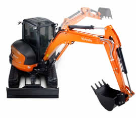 2 nouvelles mini-pelles Kubota à Bauma