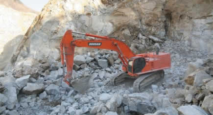 DX700LC: La pelle lourde selon Doosan