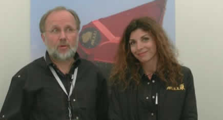 Kauko Pylväs, directeur général d’Allu Group et Sophie Treves, Allu France 