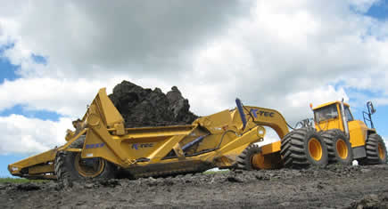 Décapeuse au gabarit routier