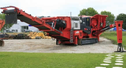 Teramat négocie la distribution des concasseurs mobiles Sandvik en Rhône-Alpes