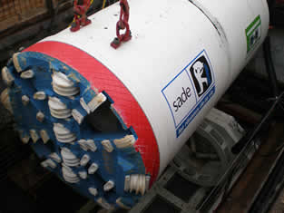 Réalisation d’un collecteur de stockage Ø 1800mm  par microtunnelier