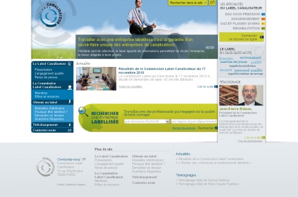 Le Label Canalisateur s’affiche sur le web