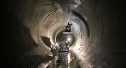 Guintoli et GTS participent au confortement d’une galerie EDF au Grand Châtelard (73)