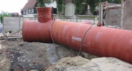 Cabourg s’équipe de canalisations en fonte Saint-Gobain PAM